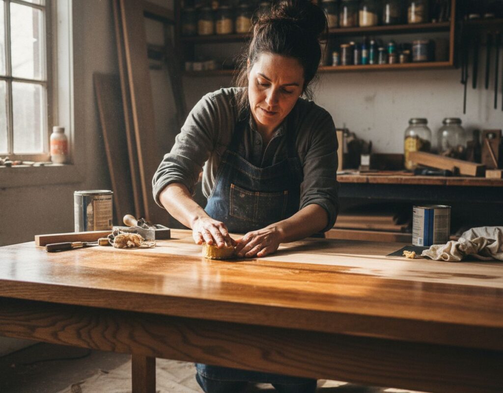 Comment restaurer une table en bois massif : guide étape par étape - Switfi