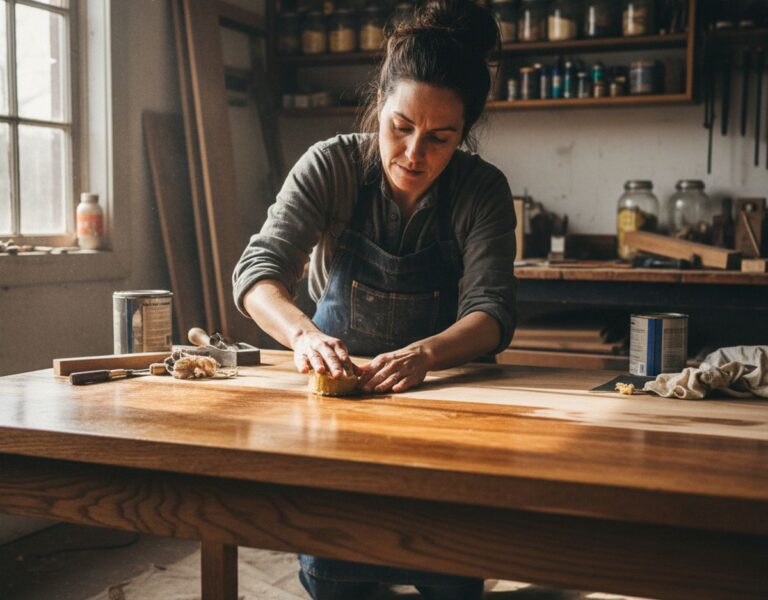 Comment restaurer une table en bois massif guide étape par étape